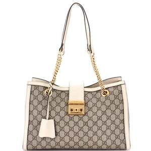 Gucci Padlock Chain Tote Gg Coated #204552G16B